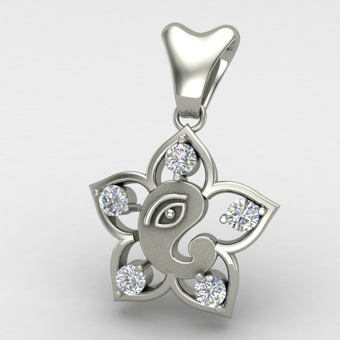 Ganpati Bappa Silver Locket Ganpati Bappa Silver Locket
