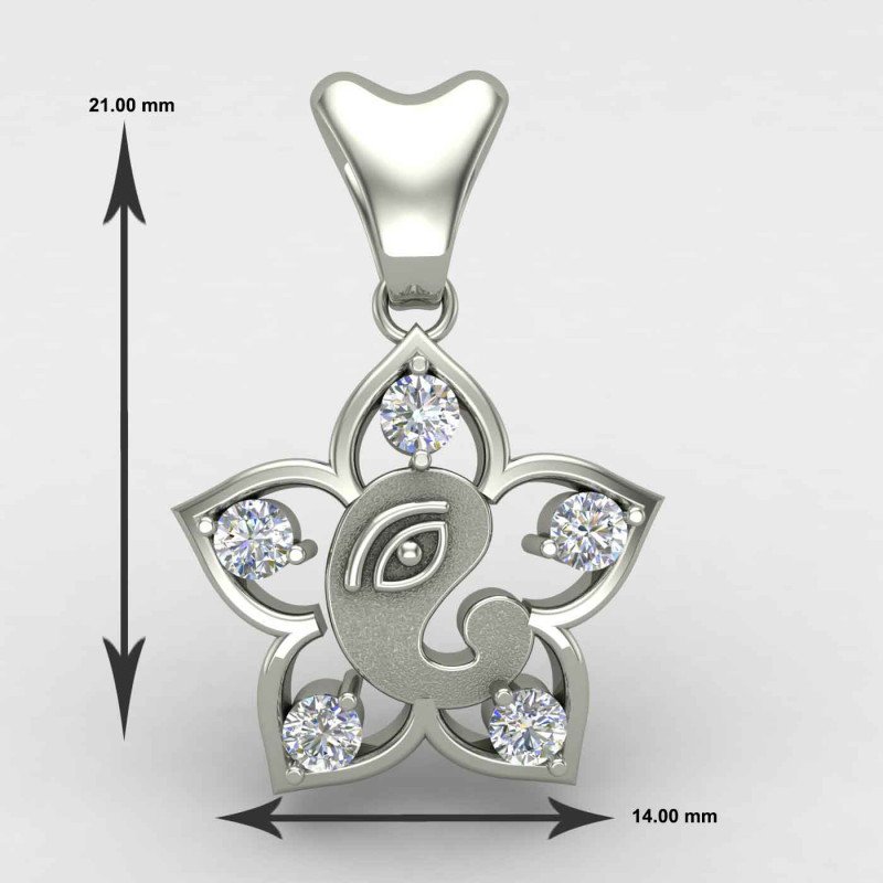 Ganpati Bappa Silver Locket Ganpati Bappa Silver Locket