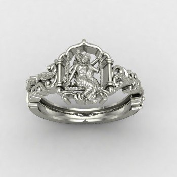 Sparkling Radhe Krishna Finger Ring