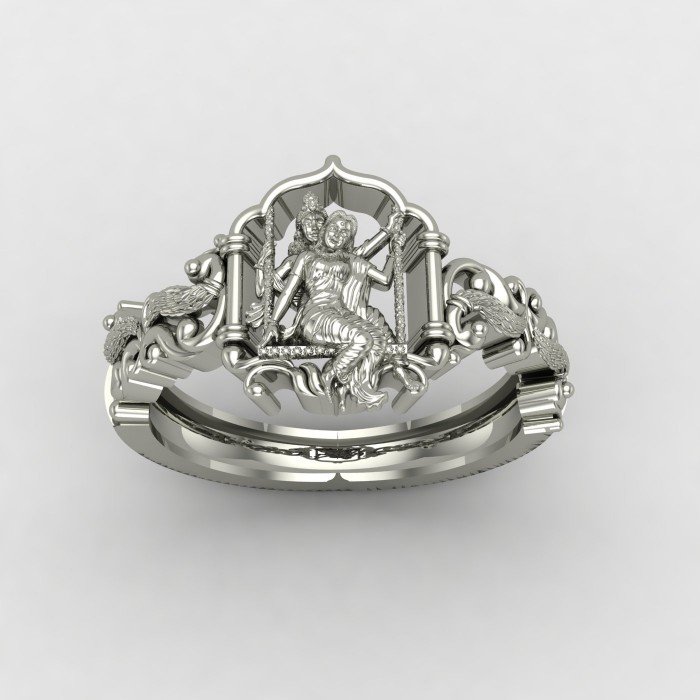Sparkling Radhe Krishna Finger Ring Sparkling Radhe Krishna Finger Ring