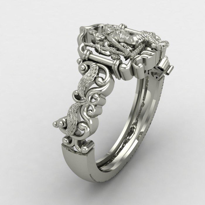 Sparkling Radhe Krishna Finger Ring Sparkling Radhe Krishna Finger Ring