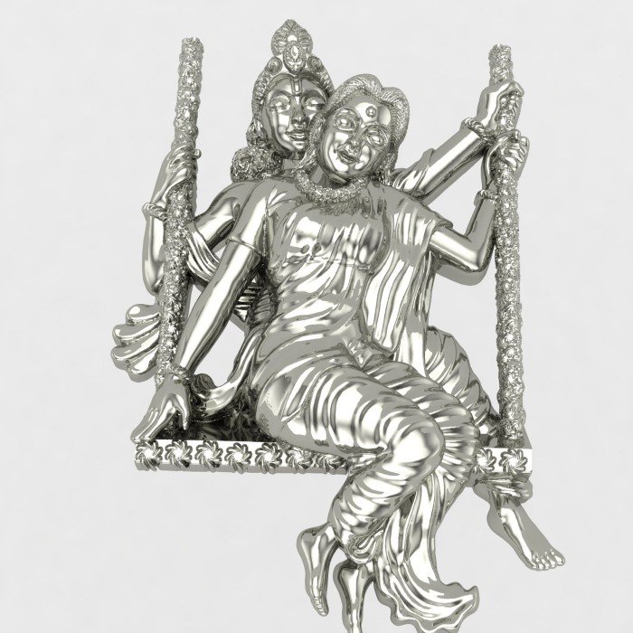 Sparkling Radhe Krishna Finger Ring Sparkling Radhe Krishna Finger Ring
