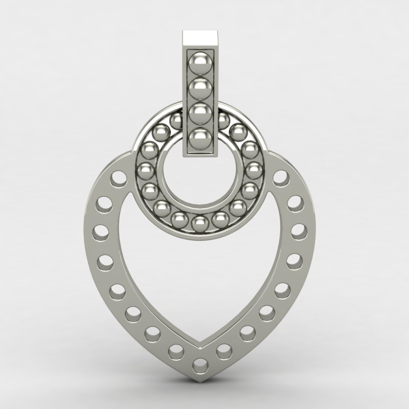 Heart Pendant Silver Heart Pendant Silver