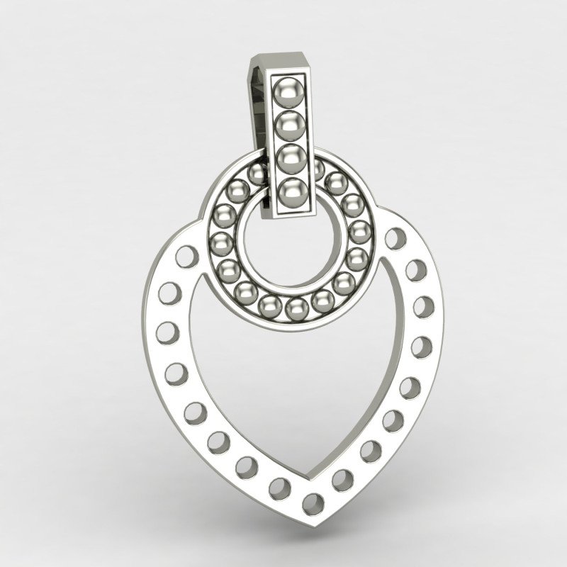 Heart Pendant Silver Heart Pendant Silver