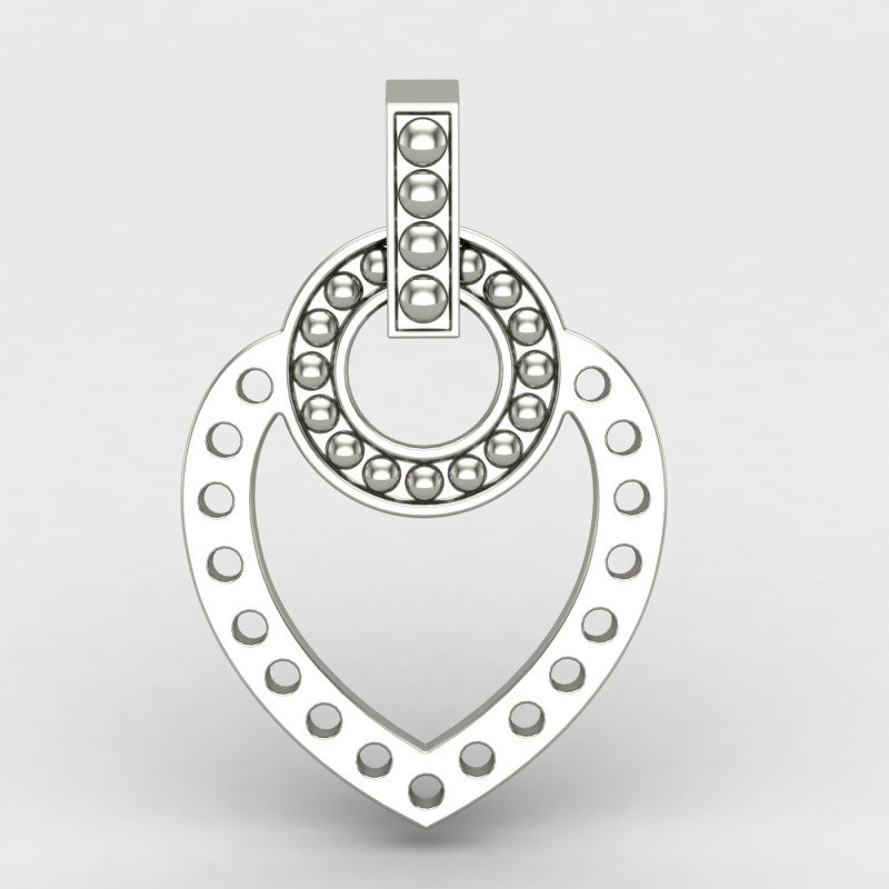 Heart Pendant Silver Heart Pendant Silver