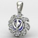 Silver Khanda Locket Silver Khanda Locket