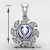 Silver Khanda Locket Silver Khanda Locket