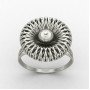 Silver Engagement Cocktail Ring