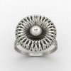 Silver Engagement Cocktail Ring Silver Engagement Cocktail Ring