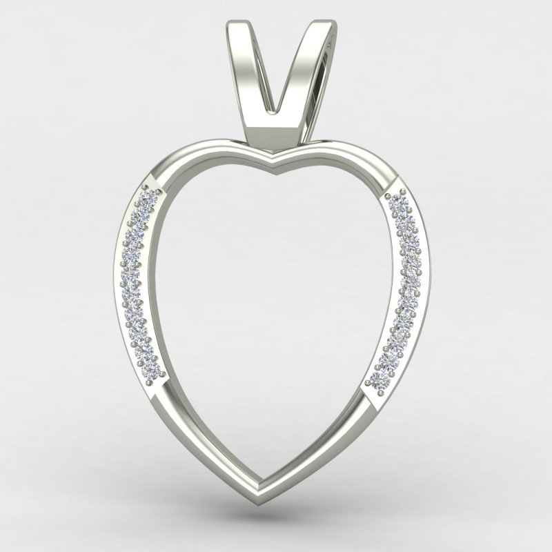 American Diamond Heart Pendant American Diamond Heart Pendant