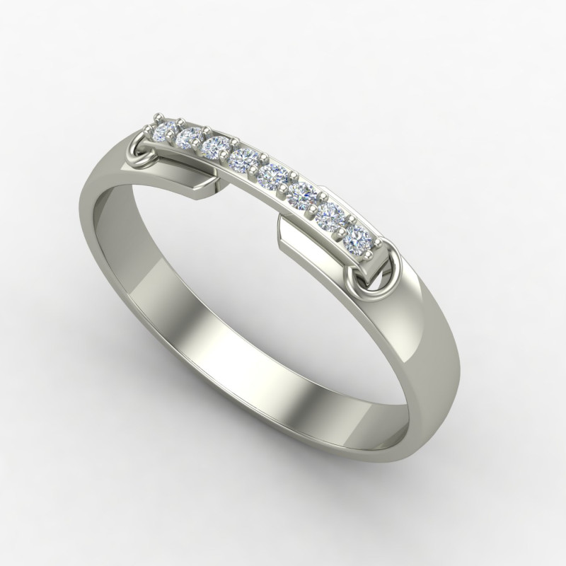 Unisex Silver Band Ring India