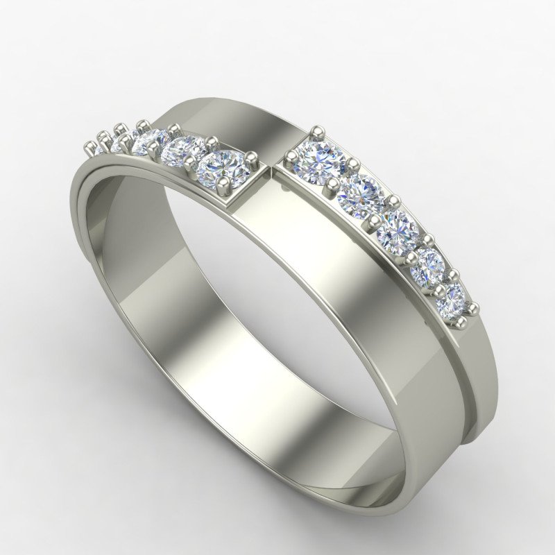 Unisex Silver Band Ring Unisex Silver Band Ring