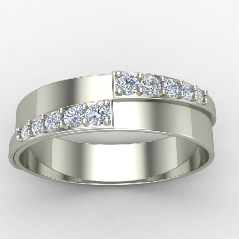 Unisex Silver Band Ring Unisex Silver Band Ring