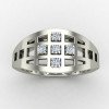 Silver Wedding Band for Men