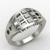 Silver Wedding Band for Men