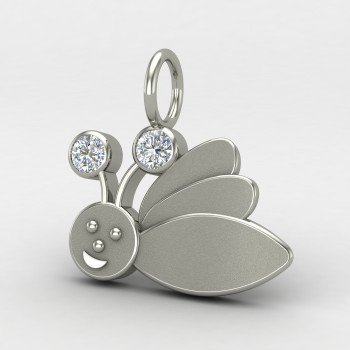 Smiley Bee Pendant