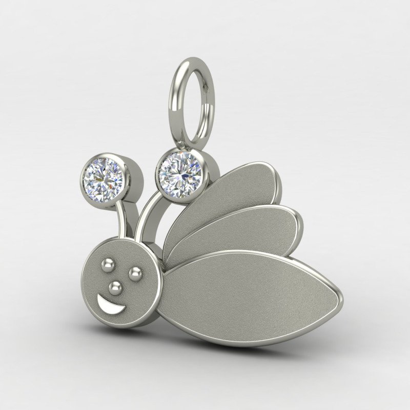 Smiley Bee Pendant