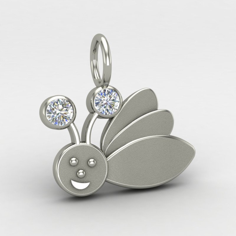 Smiley Bee Pendant