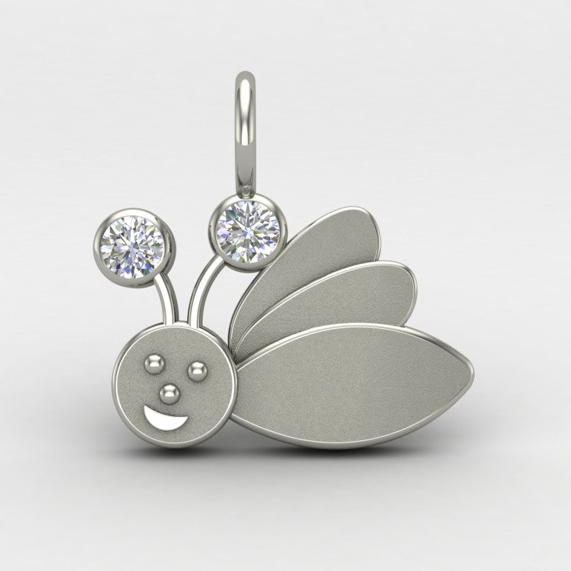 Smiley Bee Pendant
