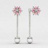 Girls Pink Dangling Earring