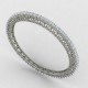Fashionable Single Line Diamond Bangle