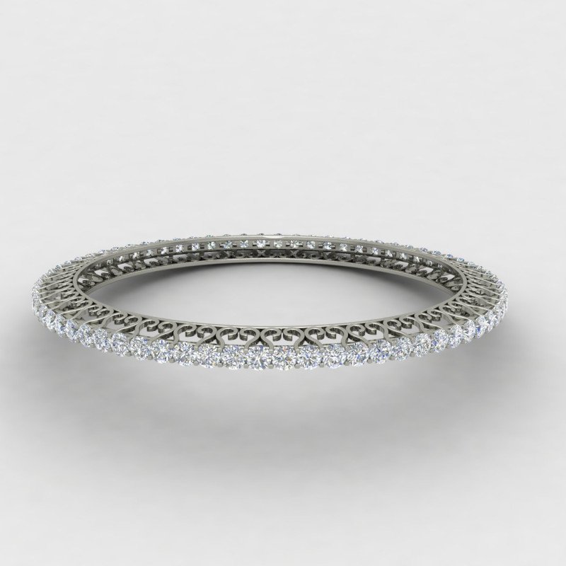 Fashionable Single Line American Diamond Bangle Fashionable Single Line American Diamond Bangle