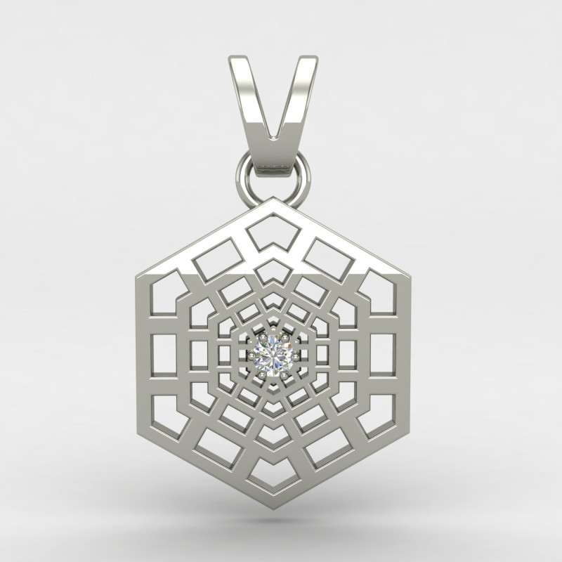 Designer Jali Pendant
