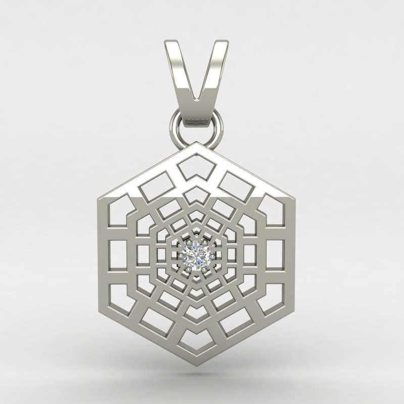 Designer Jali Pendant