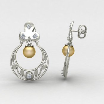 Silver Chand Earring