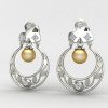 Silver Chand Earring