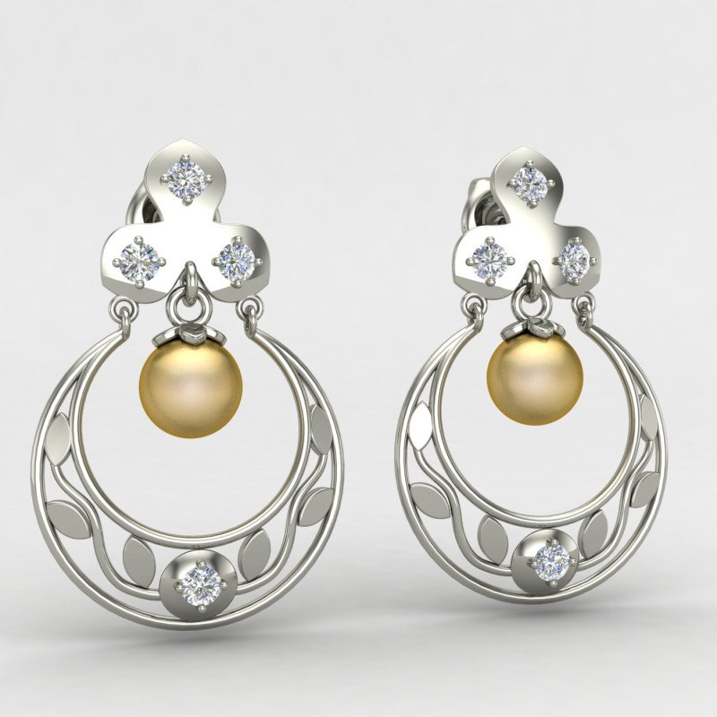 Silver Chand Earring