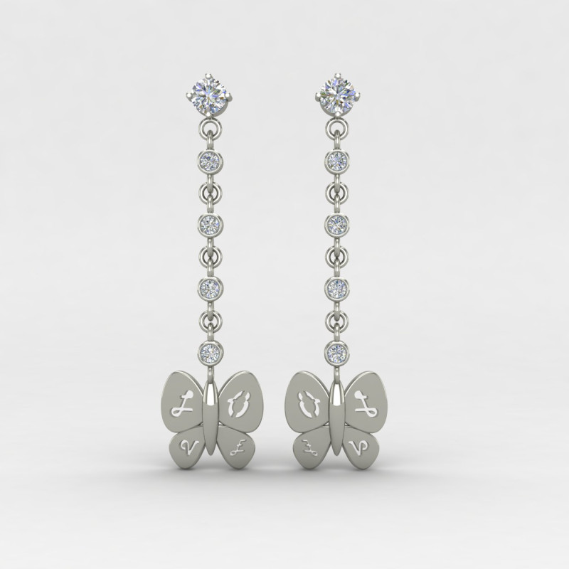 Butterfly Love Earring