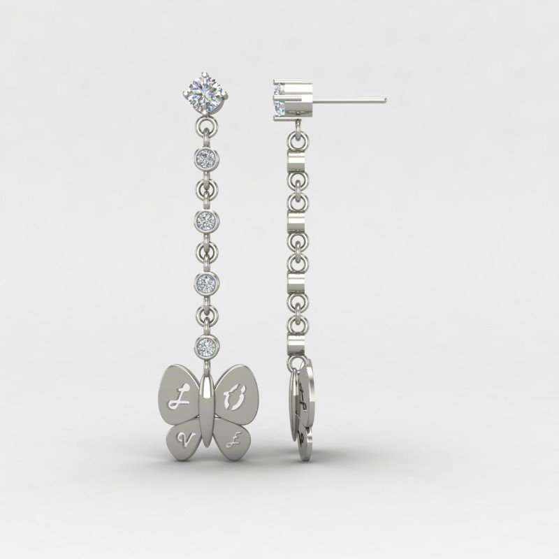 Butterfly Love Earring