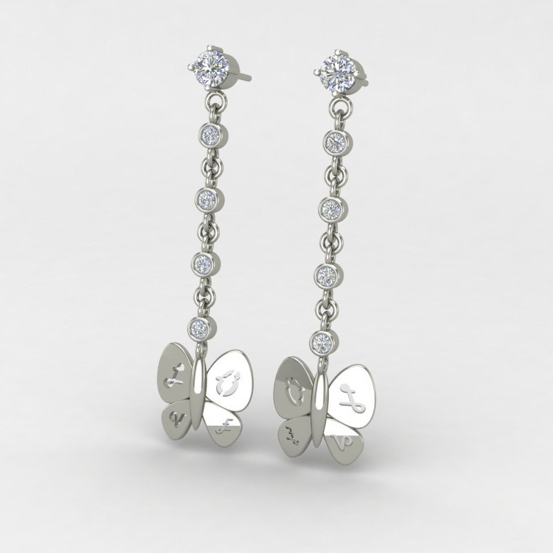 Butterfly Love Earring