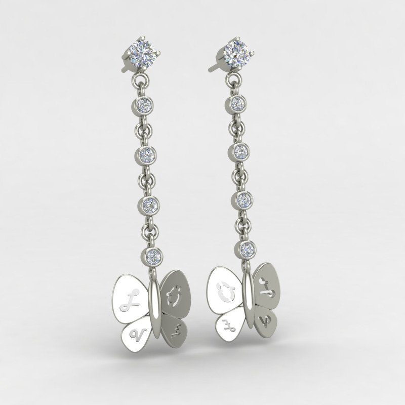 Butterfly Love Earring