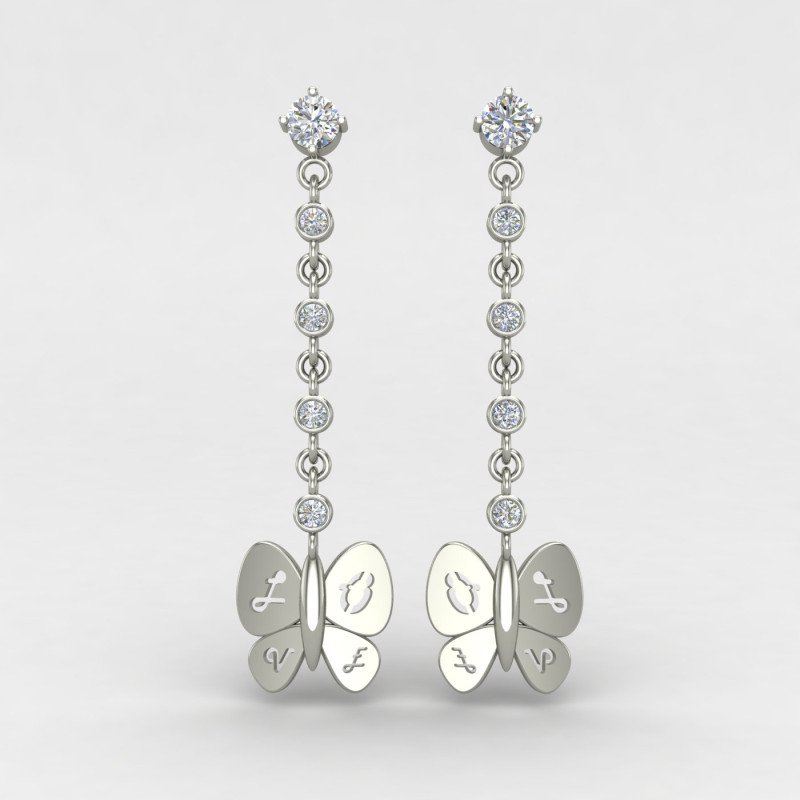 Butterfly Love Earring