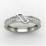 Geometric Silver Band Ring