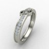 Geometric Silver Band Ring Geometric Silver Band Ring