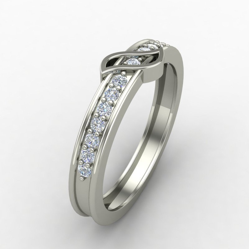Geometric Silver Band Ring Geometric Silver Band Ring