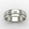 Silver Band Engagement Ring Silver Band Engagement Ring