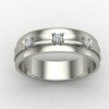 Silver Band Engagement Ring Silver Band Engagement Ring