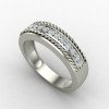 Silver Wedding Band Ring