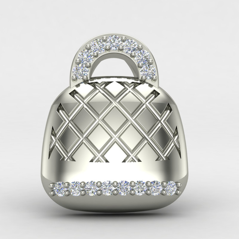 Bag Silver Locket Bag Silver Locket