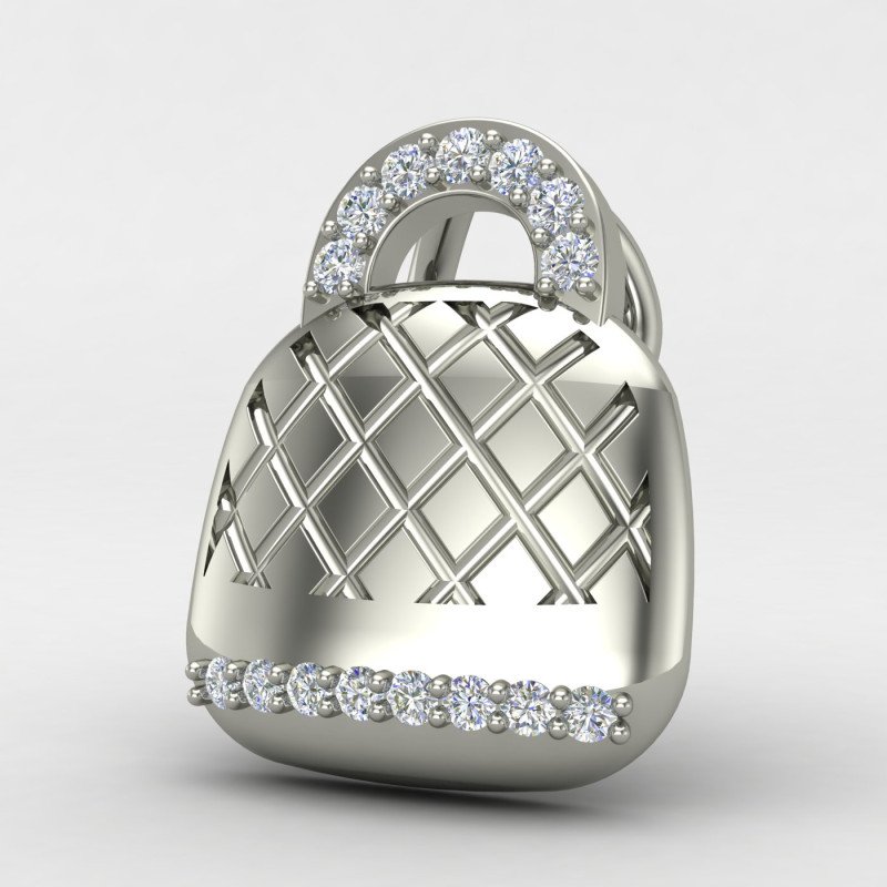 Bag Silver Locket Bag Silver Locket