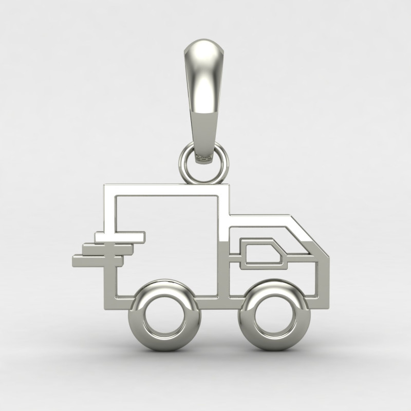 Silver Car Pendant