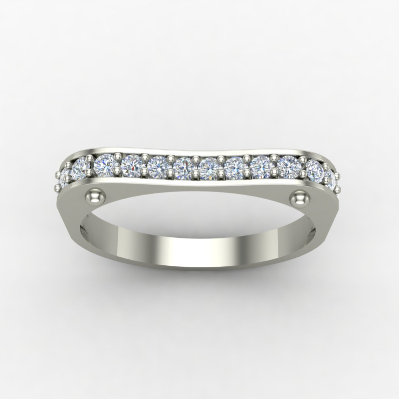 Stylish Silver Band Ring