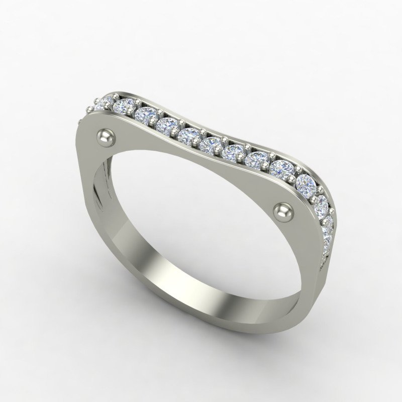 Stylish Silver Band Ring
