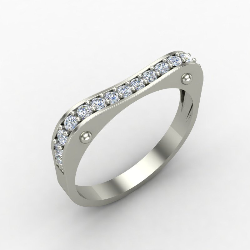 Stylish Silver Band Ring