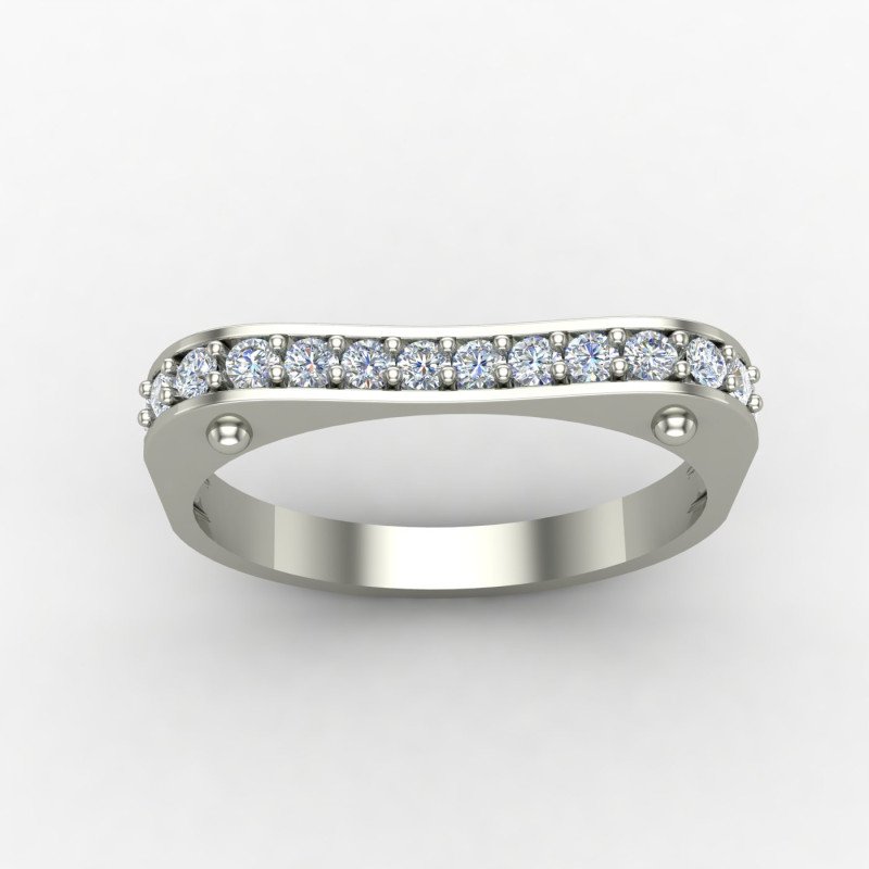 Stylish Silver Band Ring