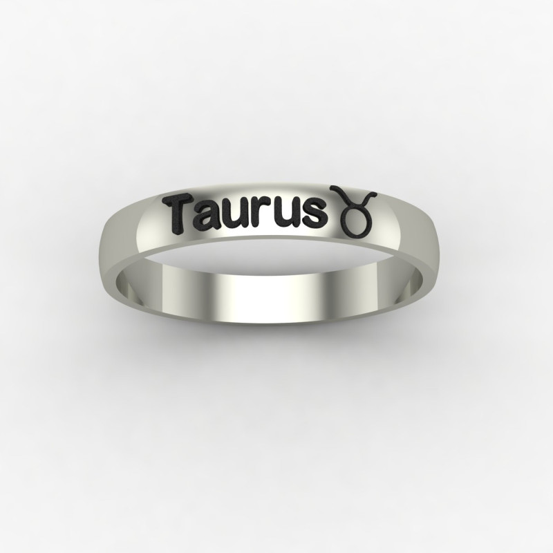Taurus Zodiac Sign Ring Taurus Zodiac Sign Ring